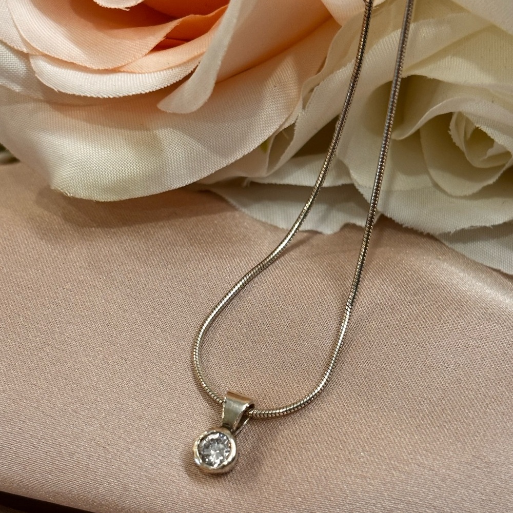 🌸 Dainty 925 Silver Necklace – Soft Girl Pandora Vibes